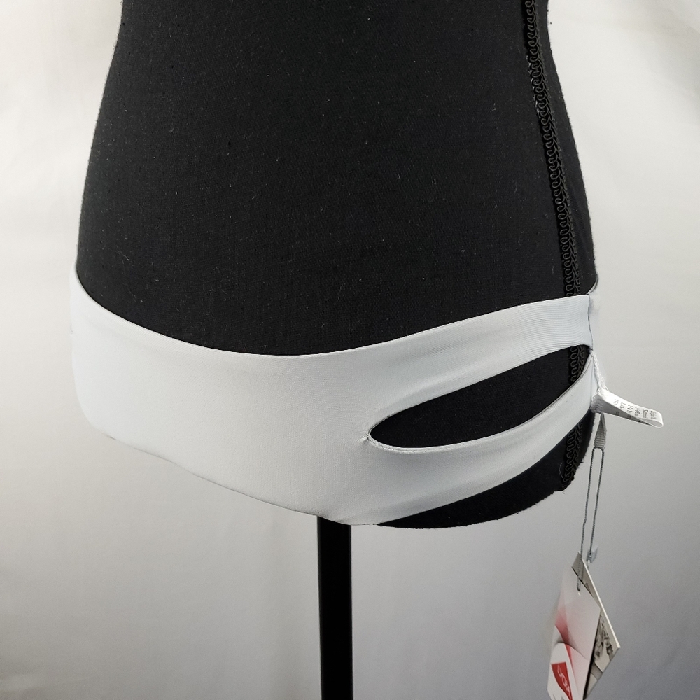 Sheridyn Fisher Light Gray Side Cut Outs Bikini Size XS